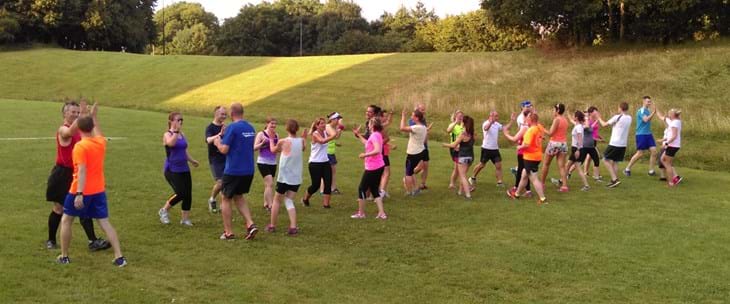 running games in field