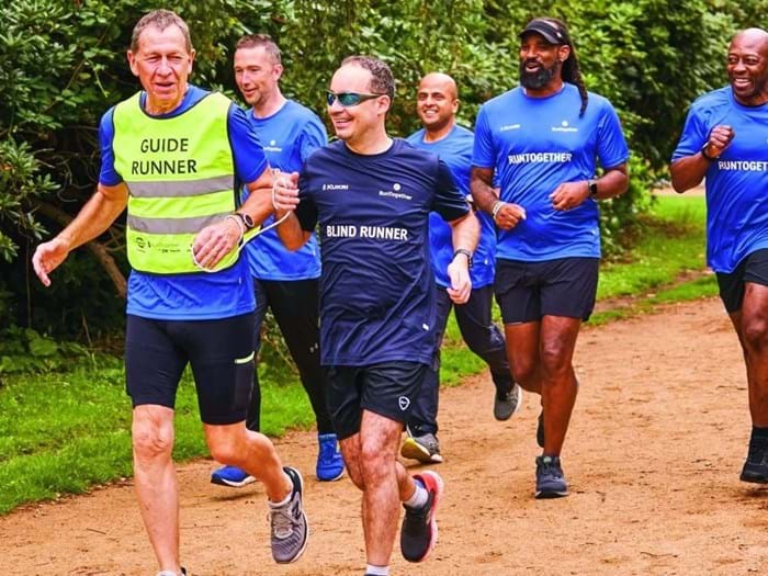 Running on sandy path