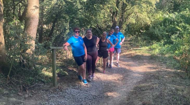 Run2Help group trail running