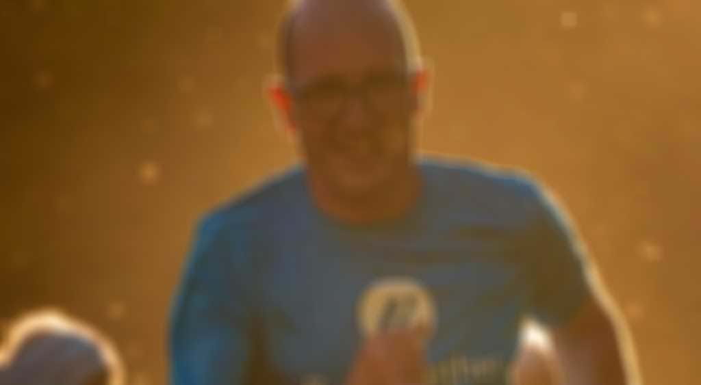 David Robertshaw Taking Part In Race blurred out