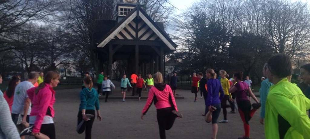 Mental Health Ambassadors Stretching Photo