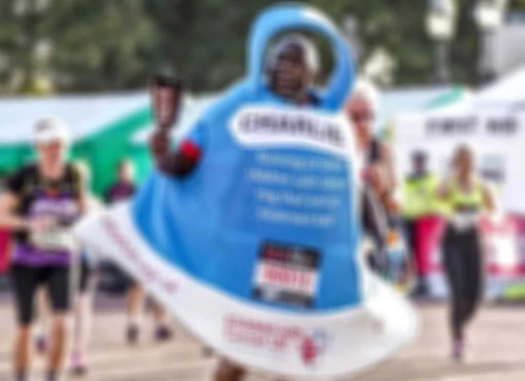 Charlie Dressed As Bell blurred out