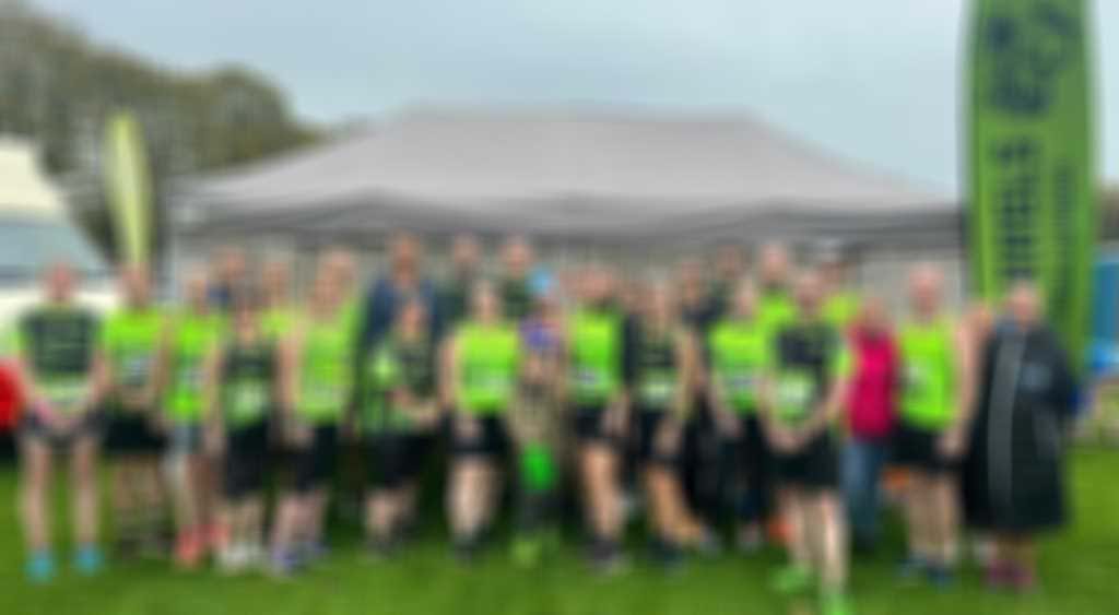 Squirrels Running Group blurred out