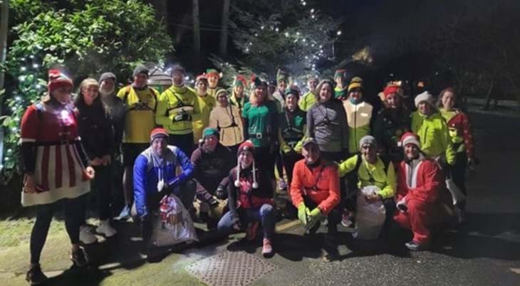 Lions Running Community at a night run