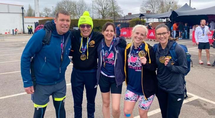 Lions Running Community at an event