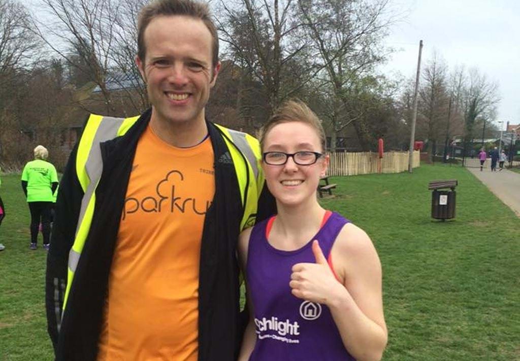 HRChloe and parkrun ED Anthony Lester.jpg