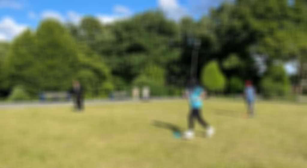 Sahar Ijaz. Group Run Grass blurred out