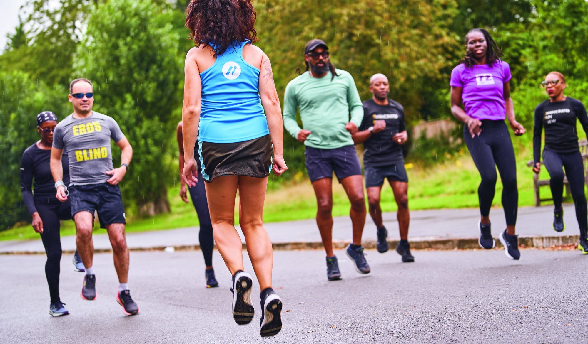 leader and group warm up