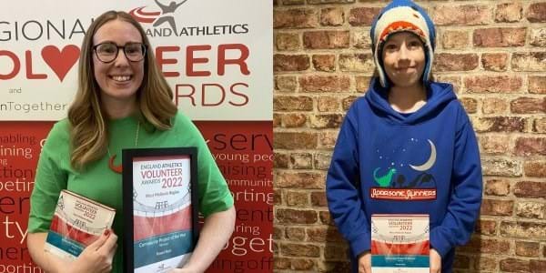 Simone and George with award