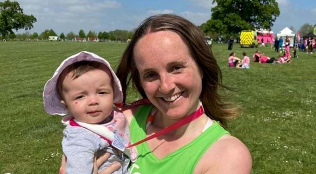 Charlie Paradise With Baby