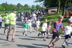 junior parkrun action shot