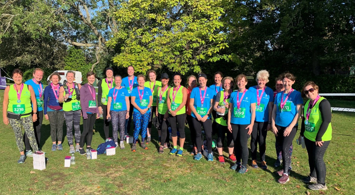 RunTogether group photo at an event