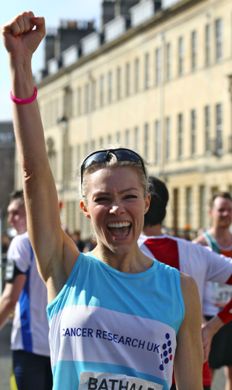 Nell celebrates Bath PB