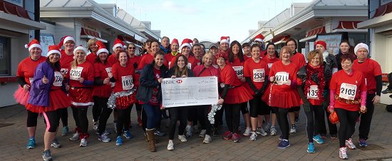 Santa Run with Weston AC group